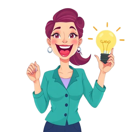 Cartoon entrepreneur character